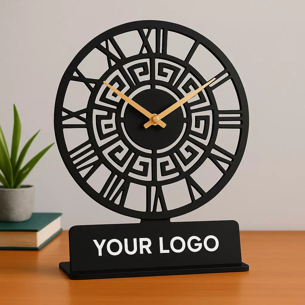 عکس اصلی ساعت تبلیغاتی رومیزی کد J-201