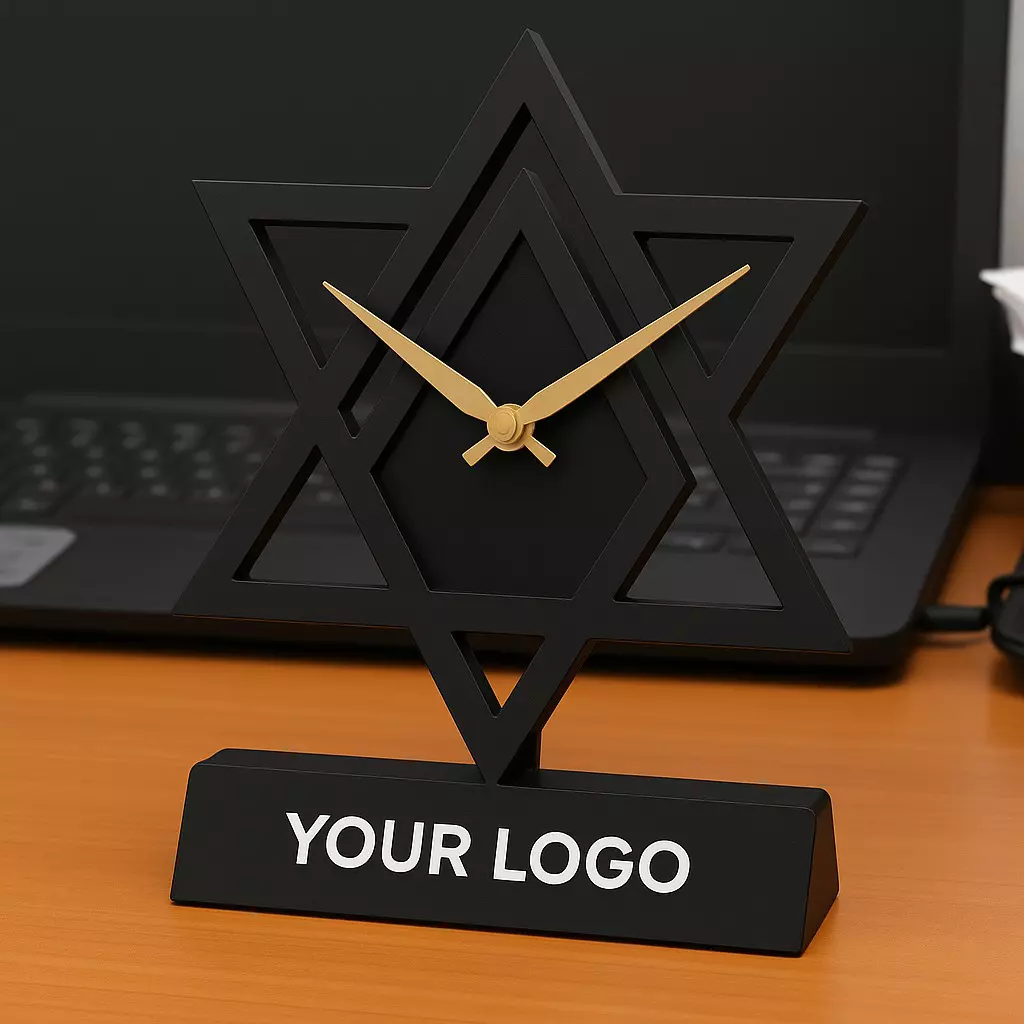 عکس اصلی ساعت تبلیغاتی رومیزی کد J-214